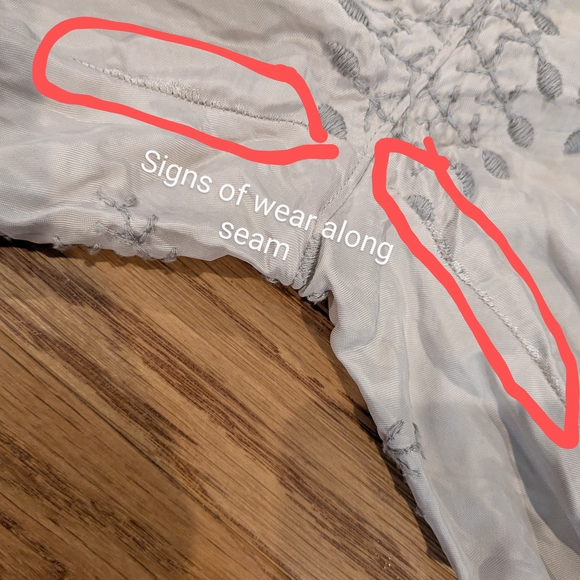 Johnny Was Gray Embroidered Jogger Pants Cupra Rayon Small - Picture 15 of 16